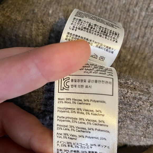 Joules Knitwear Mink Coloured Open Cardigan wool - Picture 7 of 8